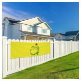 Sports Banner Flag 24X70 Inch, with 6 Brass Grommets, for Garden Yard Garage Man Cave Dorm Room Decorations Banner