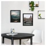 Fisnish 13x16 Picture Frame, Classic Black Poster Frame for Horizontal or Vertical Wall Mounting, 1 Pack
