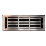 EMPIRE REGISTER CO Linear Design, Heavy Duty Floor Vent Covers, Metal Damper Attached. Vent Covers for Floor only. (Floor, Antique Copper, 4 x 12 inch (Pack of 1))