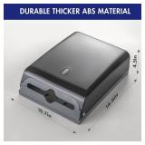 Kordory Paper Towel Dispenser Wall Mount Multifold/Trifold/C Fold Towels Dispenser Commercial Toilet Hand Paper Holder 500 for Bathroom, Restroom, Office or Kitchen - Black