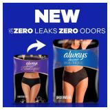 Always Discreet Boutique Incontinence and Postpartum Underwear for Women, Maximum Protection, Small/Medium, Rosy, 20 Count