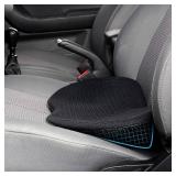 Livtribe Car Seat Cushion - Memory Foam Car Seat Pad - Sciatica & Lower Back Pain Relief - Car Seat Cushions for Driving - Road Trip Essentials for Drivers(Black)