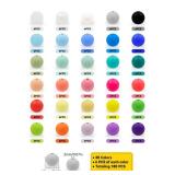 180PCS FIVEIZERO Silicone Beads â 30 Colors 12mm Round Rubber Beads Bulk for DIY Crafts, Keychain Accessories & Jewelry Making