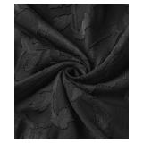 Plus Size Black Dress 2025 Wedding Guest Cocktail Wrap V Neck Summer Maxi Flutter Sleeve Lace Floral Long Dresses
