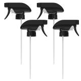 4 Pcs Spray Nozzle for Bottles - Spray Bottle Tops Replacement, Durable Plastic, Adjustable Length, 2 Spray Modes, Fits 8 Oz and 16 Oz Bottles, Good Sealable Fit for Home and Garden Use