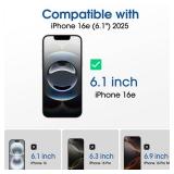 amFilm Auto-Alignment OneTouch for iPhone 16e [6.1