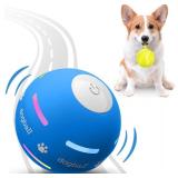 PetDroid Interactive Dog Toys Dog Ball,[2025 Newly Upgraded] Durable Motion Activated Automatic Rolling Ball Toys for/Small/Medium/Large Dogs,USB Rechargeable(Blue)