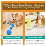 PetDroid Interactive Dog Toys Dog Ball,[2025 Newly Upgraded] Durable Motion Activated Automatic Rolling Ball Toys for/Small/Medium/Large Dogs,USB Rechargeable(Blue)