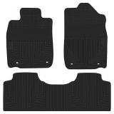 Matericuo Car Floor Mats Custom Fit for Lexus ES ES300 ES330 ES350 ES300h 2013-2018 Black Rubber Auto Liner Mats All Weather Protection Heavy Duty Odorless