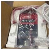 Countertop Ice Maker Machine with Handle, 26lbs Per Day, 9 Ice Cubes Ready in 6 Mins, Auto-Cleaning Portable Ice Maker with Basket and Scoop, for Home/Kitchen/Camping/RV (Red) - Retail: $0