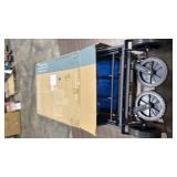 Collapsible Utility Wagon with All-Terrain Wheels - Retail: $85