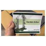 Biciyarn Metal Garden Arch Large Size, 100 in H x 48 in L Garden Arch Trellis, Garden Trellis for Climbing Plants Outdoor, Garden Arbor for Lawn, Party, Outdoor Garden Arbor - Retail: $0