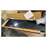 Delma Wall Full Length Mirror,Standing Mirror Full Body,Large Floor for Wall Door Bedroom Bathroom Living Room with Aluminium Frame(with Stand,56x15-Black) - Retail: $0