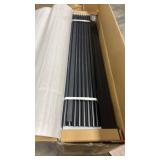 Black 2Panel Garden Fencing - Retail: $0
