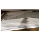 2-Drawer Computer Desk, Modern Home Office Desk with Storage & Spacious Desktop, Compact Writing Study Desk for Bedroom Small Spaces, Multipurpose Workstation, White - Retail: $0