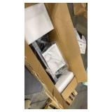 COSTWAY Electric Fireplace Inserts 23-inch Wide, 1500W Recessed Fireplace Insert w/Remote Control, 6 Flame Colors, 5 Brightness, 8H Timer, Overheat Protection, Infrared Heater for Indoor (Silver) - Re