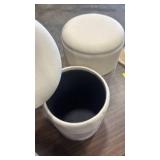 Giantex Ottoman Storage Set Large & Small - Retail: $0