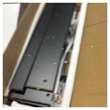 Costway Over the Toilet Bathroom Cabinet Floor Storage Organizer with Adjustable Shelves Black - Retail: $0