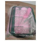 4 Sizes Self-Grip Hair Rollers Set for Long, Short Hair and Bangs - 50 Pcs with Clips (25mm, 36mm, 48mm, 60mm), Pink - Retail: $9