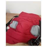 SUNFURA Dog Jacket, Large Dog Coat with Harness Built in, Warm Pet Winter Jacket Zippered Snow Coat with Furry Collar, Waterproof Fleece Snowsuit for French Bulldog, Burgundy L - Retail: $36