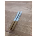 ONLY TWO Sharpie Metallic Fine Point Permanent Marker, Gold, 2 - Retail: $12