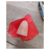 Stained Red Kryoflare 2Pcs Magician Thumb Tips, Magic Trick Accessories Close Up Illusion Props Magic Trick Gimmick Accessories,Silk Close Up Trick for Vanishing Gimmick Appearing Disappearing Real Fi