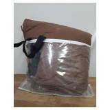 KinCam Loveseat Recliner Covers for 2 Seat, 100% Waterproof Reclining Loveseat Covers, Non-Slip Recliner Cover Furniture Protector with Elastic Straps for Pets, Kids, Brown - Retail: $57