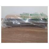 TWO PACK 4\' x 10\' Floor Register Floor Vent Covers for Home Heavy Duty Metal Air Floor Vent Covers Brown with Rust Proof Finish and Adjustable Knob for Home Floor Wall Ceiling - Retail: $24