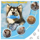 WinTour Tough Dog Toys for Aggressive Chewers, Indestructible Dog Chewers for Medium & Large Breeds, Squeaky Durable Chew Toys to Keep Them Busy, Reduce Boredom, Teeth Cleaning, Bacon Flavor - Retail: