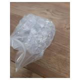 Christmas Ornaments Crystal Tree Decorations, 30Pcs Acrylic Clear Hanging Crystals for Centerpieces Teardrop Chandelier Garland Beads for Xmas Wedding Party Home Decor - Retail: $10