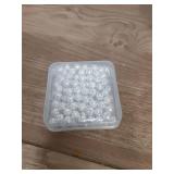 SUNNYCLUE 1 Box 120Pcs Silver Round Hollow Bead Brass Filigree Beads Bulk Metal European Vintage Tibetan Antique Loose Spacer Ball Small Beads for Jewelry Making DIY Necklace Bracelet Crafts Women - R