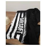 BLACK NOT PURPLE Sport Us Flag Airsoft T-Shirt Large - Retail: $20