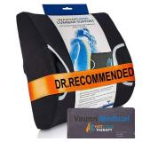 Vaunn Medical Seat Cushion, Lumbar Back Support Pillow for Office Chair with Removable Firm Insert - Retail: $30