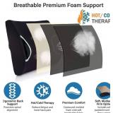 Vaunn Medical Seat Cushion, Lumbar Back Support Pillow for Office Chair with Removable Firm Insert - Retail: $30