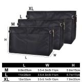Vercord Expandable Nylon Handbag Purse Organizer Insert Liner Shaper Bag in Bag Black Medium - Retail: $19