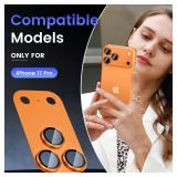 Tensea for iPhone 17 Pro Camera Lens Protector, Metal Aluminum Alloy Tempered Glass Cover Camera Screen Protector Accessories, Case Friendly - Retail: $15