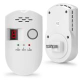 HSTMYFS Natural Gas Leak Detector, Plug-in Propane Natural Gas Detector for Home Kitchen RV, Combustible & Explosive Gas Alarm for LPG, LNG, Methane (AC Power) - Retail: $24