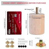 Maricome 3 inch Unfinished Wooden Furniture Legs Set of 4 Predrilled M8 Bolt, Wood Replacement Feet with Mounting Nuts and Screws for Dresser Ottoman Cabinets Chair - Retail: $19