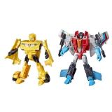Transformers Toys Heroes and Villains Bumblebee and Starscream 2-Pack Action Figures - for Kids Ages 6 and Up, 7-inch (Amazon Exclusive) - Retail: $28