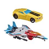 Transformers Toys Heroes and Villains Bumblebee and Starscream 2-Pack Action Figures - for Kids Ages 6 and Up, 7-inch (Amazon Exclusive) - Retail: $28
