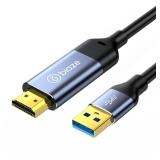 biaze USB 3.0 to HDMI Cable 5Ft, 1080P 60Hz 5Gbps High Speed Cable for Connecting Laptop/PC/PS5/Xbox/Switch to TV/Monitor/Projector, Screen Mirroring and Display Extension (USB to HDMI) - Retail: $23