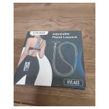 VVAAGG Cell Phone Lanyard for iPhone: Crossbody Phone Strap Adjustable Neck Wrist Strap Anti Theft Long Lanyard Travel Essential for Women Most iPhone and Android Smartphones - Retail: $8