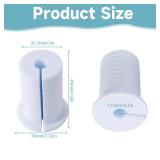 MYZHRE 2 Pcs Starlink Cable Routing Kit for 1 Inch Wall Hole, Perforated Silicone Grommet, Cable Punch for Ethernet (White) - Retail: $7