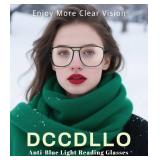 Dccdllo Trendy Aviator Reading Glasses for Women Men Blue Light Blocking Computer Readers Eyewear,Black+Brown+Tortoiseshell+1.5 - Retail: $9