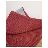 BEQHAUSE Kitchen Runner Rugs 20\'x48\', Non-Slip Kitchen Mats for Floor, Super Absorbent and Stain Resistant Kitchen Rug, Machine Washable Rugs for Kitchen, Hallway, Laundry & Sink, Red - Retail: $30