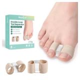 Welnove 8 Pcs Bunion Toe Separators for Overlapping Toes - Toe Spacers & Bunion Corrector for Women Men, Gel Straightener with 2 Loops, Relieves Foot Pain from Big Toe Misalignment - Retail: $10
