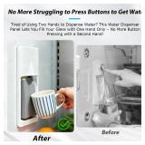 Water Dispenser Lever Replacement for GE Refrigerators, Easy One-Hand Operation & Smooth Water Flow, Tool-Free Install, Perfect for Kitchen & Office Fridges - Retail: $37