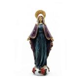 Comfy Hour Mindful and Sacred Collection 9\' Religious Virgin Generous Mary Statue, The Blessed Mother of The Immaculate Concepcion Home Madonna Figurine, Polyresin - Retail: $23