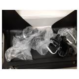 Starlink Mini Protective Cover & Hard Case with 4 Suction Cups + 2 Carabiners Silicone Cover for StarLink Mini, Waterproof Lightweight Travel Accessories (Black) - Retail: $20