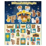 COOLTUNE Nativity Set for Kids â 25 Piece Christmas Nativity Playset with Figures, Soft Rubber Jesus Story Play Toys for Toddlers, Children, Baby Girls Boys Ages 1 2 3 4 5 6+ at Home & Sunday Sch